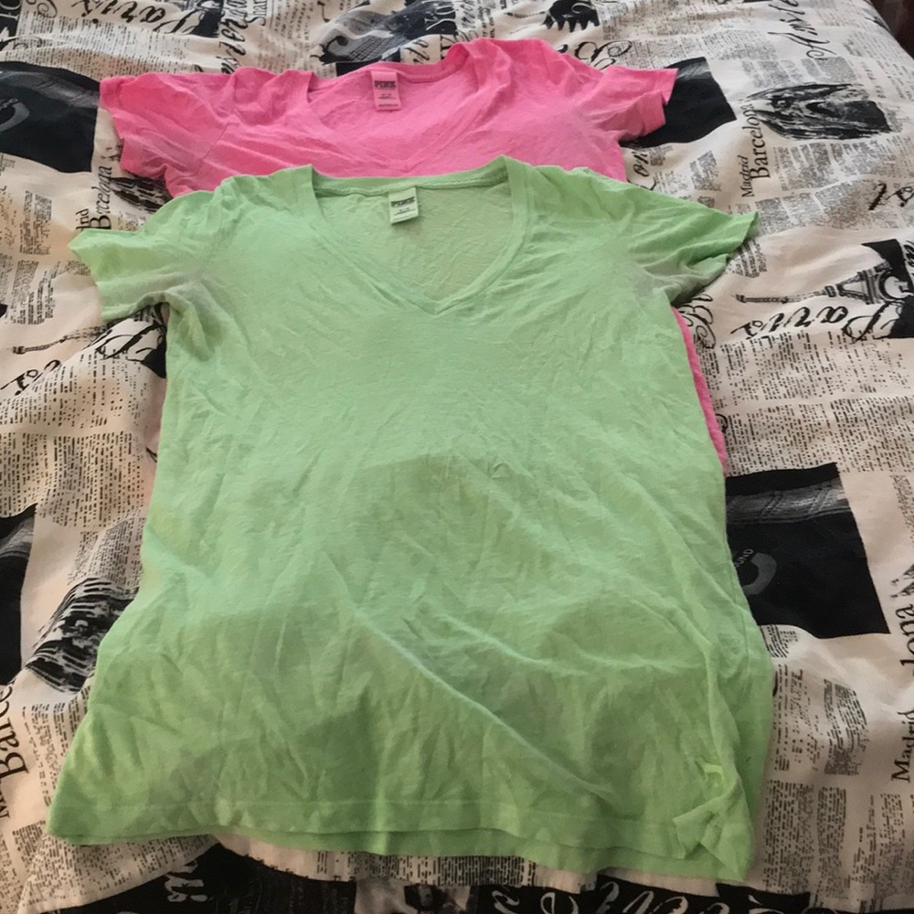 Pink Victoria’s Secret T-shirts